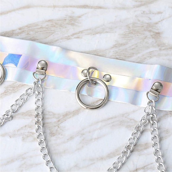 Iridescent Rave Chain Belt - Picture 5 of 8